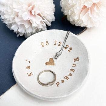 Personalised Engagement Ring Dish, 8 of 11