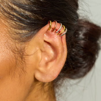 Waterfall High Ear Multi Colour Cuff, 4 of 6