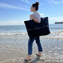 Giant Navy Personalised Bag For Things, thumbnail 1 of 3