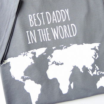 World's Best Daddy Personalised T Shirt, 5 of 10