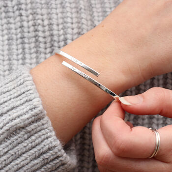 30th Birthday Personalised Bangle With Photobox, 4 of 8