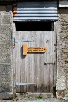 Engraved Coast Path Sign Post, 5 of 10