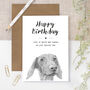 Dachshund Birthday Card, thumbnail 1 of 5