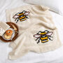 Bee Blanket Easy Knitting Kit, thumbnail 1 of 6
