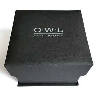 Mens Leather Watch With Free Caseback Engraving, 11 of 12