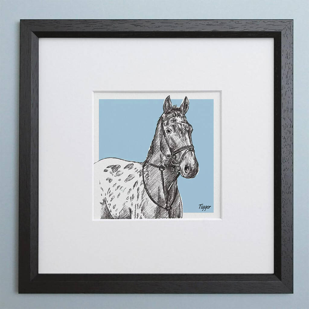 Bespoke Horse Portrait By Letterfest