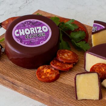 Chorizo Flavoured Cheddar Cheese Truckle 200g, 3 of 5