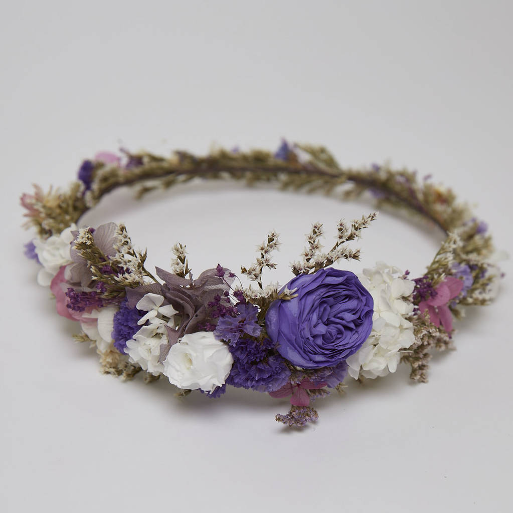 Violet Retro Crown By Sophie and Luna