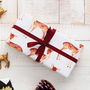Fawn In The Snow Eco Friendly Christmas Wrapping Paper, thumbnail 2 of 5