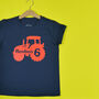 Personalised 'Tractor Birthday' Kids T Shirt, thumbnail 1 of 2