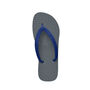 Light Grey Natural Rubber Flip Flops, thumbnail 3 of 6