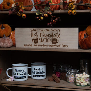 Personalised Hot Chocolate Station / Bar Sign, 3 of 4
