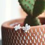 Cactus Stud Earrings Nature Lover Gift, thumbnail 2 of 6