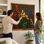 Xxl Snakes And Ladders Metal Wall Games, thumbnail 1 of 5