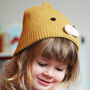 Baby Duck Knit Beanie Hat For Baby And Toddler, thumbnail 3 of 12