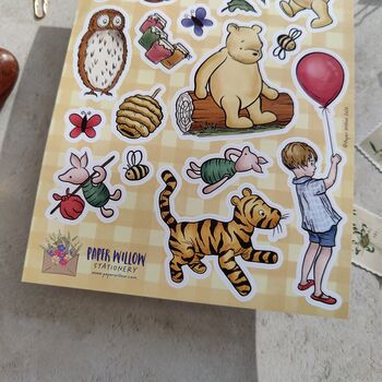 Winnie The Pooh Vinyl Sticker Sheet Set, 5 of 8