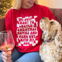 I Want To Hang Out With My Dog Christmas Jumper, thumbnail 1 of 4