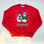 Funny Oasis Christmas Jumper, thumbnail 9 of 9