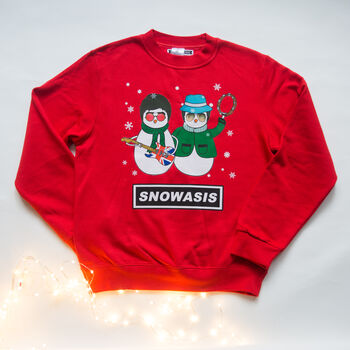 Funny Oasis Christmas Jumper, 9 of 9