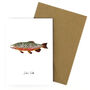 Flumens Trout Greetings Card, thumbnail 6 of 7