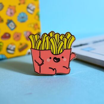 Cute French Fries Enamel Pin, 4 of 5