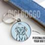 Golden Retriever Outline ID Tag, thumbnail 2 of 3