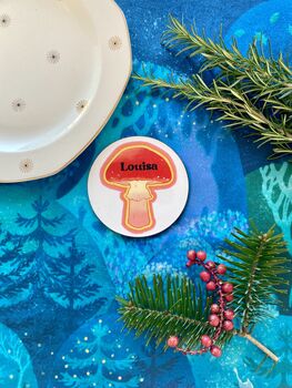 Personalised Mushroom Coaster, 4 of 4