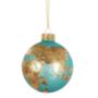 Blue And Gold Globe Bauble, thumbnail 2 of 2