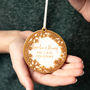 First Christmas Personalised Snowflake Decoration, thumbnail 2 of 8