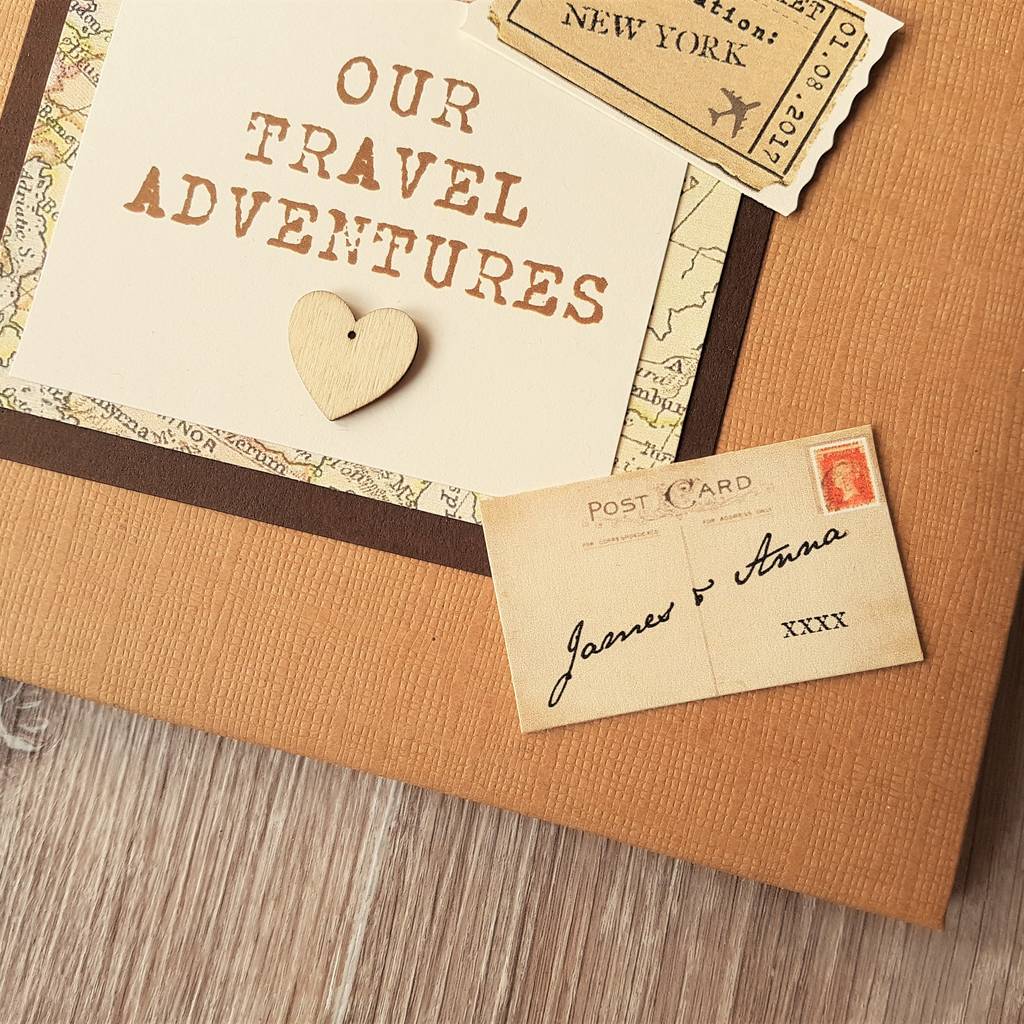 travel scrapbook for couples