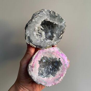 Engagement Ring Box Crystal Geode Proposal Aphrodite, 5 of 12