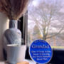 Polished Metal Heritage Gift Blue Plaque For Grandad, thumbnail 2 of 4