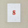 Letter S Alphabet Iron On Patch, thumbnail 4 of 4