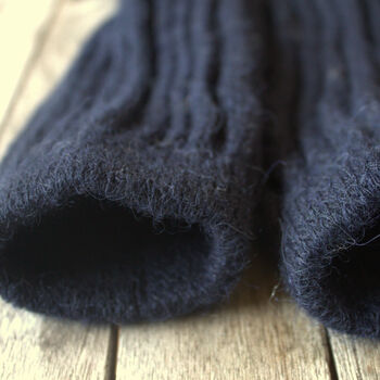 Rib Cushioned Alpaca Socks, 5 of 8