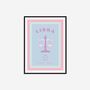 Children's Libra Zodiac Print, thumbnail 3 of 8