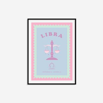 Children's Libra Zodiac Print, 3 of 8