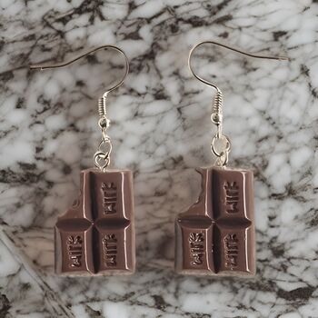 Chocolate Lover Earrings Gift, 5 of 6