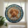 Vizsla Wirehaired Memorial Suncatcher, thumbnail 2 of 6