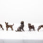 Miniature Bronze Cat Sculpture 8th Anniversary Gift, thumbnail 11 of 11