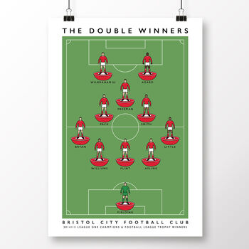 Bristol City Double Winners 14/15 Poster, 2 of 8