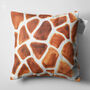 Giraffe Cushion Cover With Brown And White Colours, thumbnail 5 of 7