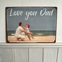 Personalised Fathers Day Vintage Metal Sign, thumbnail 1 of 3