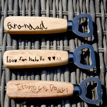 Personalised Bottle Opener With Child's Writing, 4 of 4