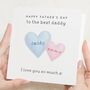 Fathers Day Card With Hearts From Daughter, thumbnail 1 of 7