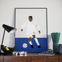 Jay Jay Okocha Bolton Football Poster, thumbnail 1 of 2