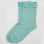 Plain Men's Bed Socks – Blue, thumbnail 3 of 3