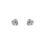 Mini Sterling Silver Love Knot Stud Earrings, thumbnail 3 of 7
