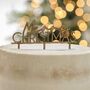 Wooden Merry Christmas Cake Topper, thumbnail 2 of 3