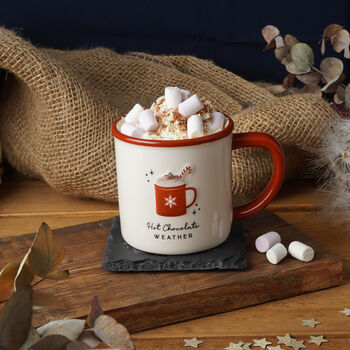 Snuggle Season 'Hot Chocolate' Stoneware Mug, 3 of 7