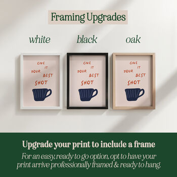 Give It Your Best Shot Coffee Print, 4 of 9